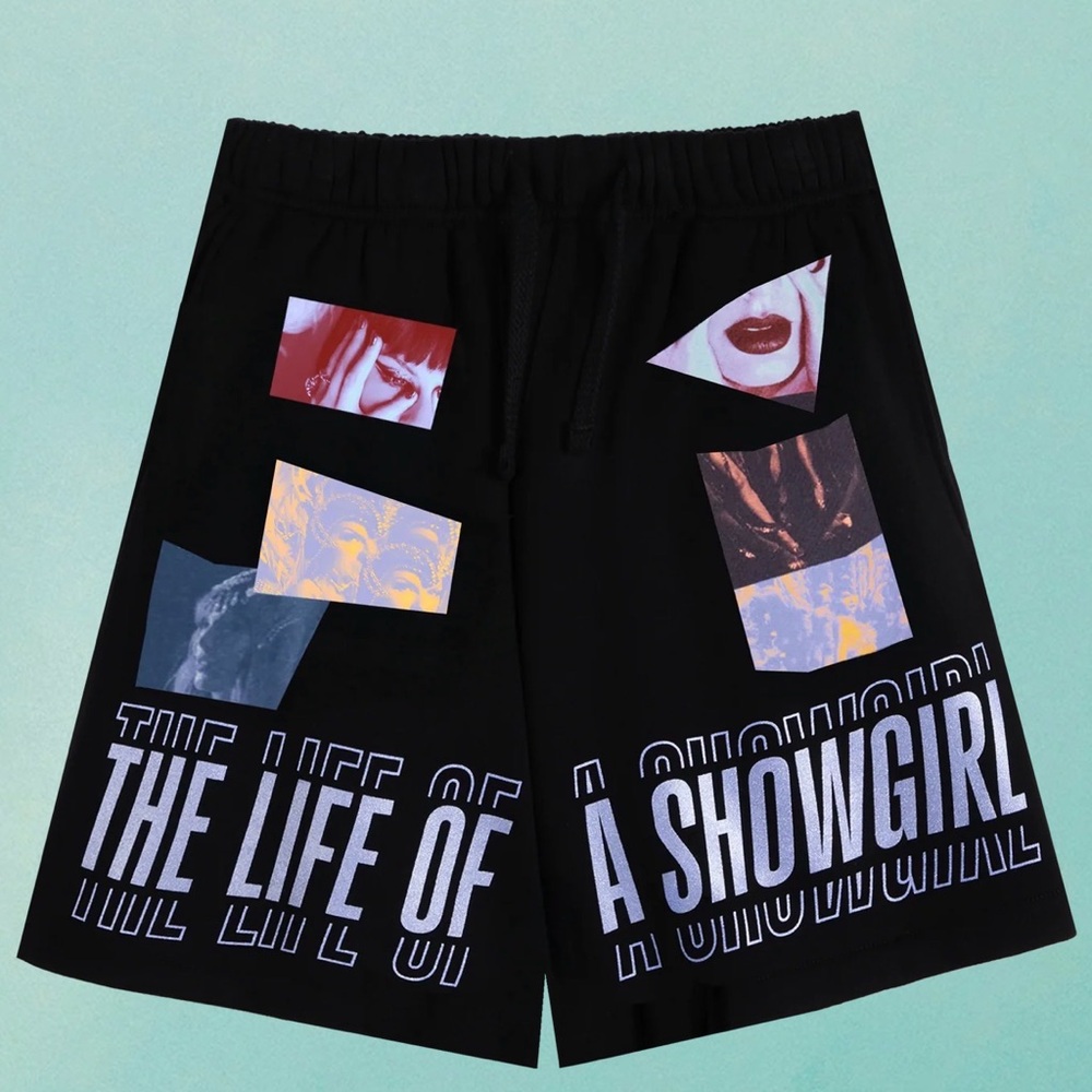 Taylor Swift Black Graphic Women Shorts